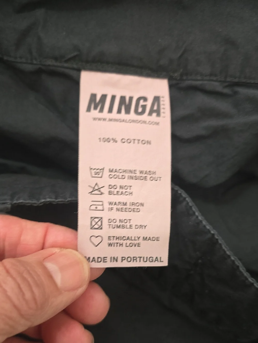 Minga‎ London Black Drawstring Cargo Jogger Pants - 26